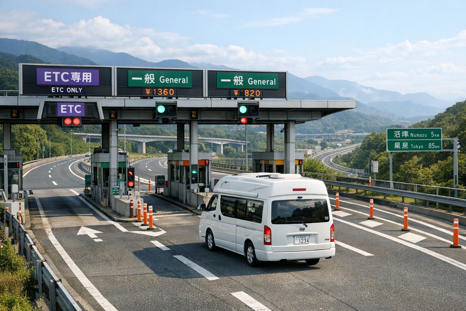 キャンピングカーの高速道路料金｜車両区分と節約方法