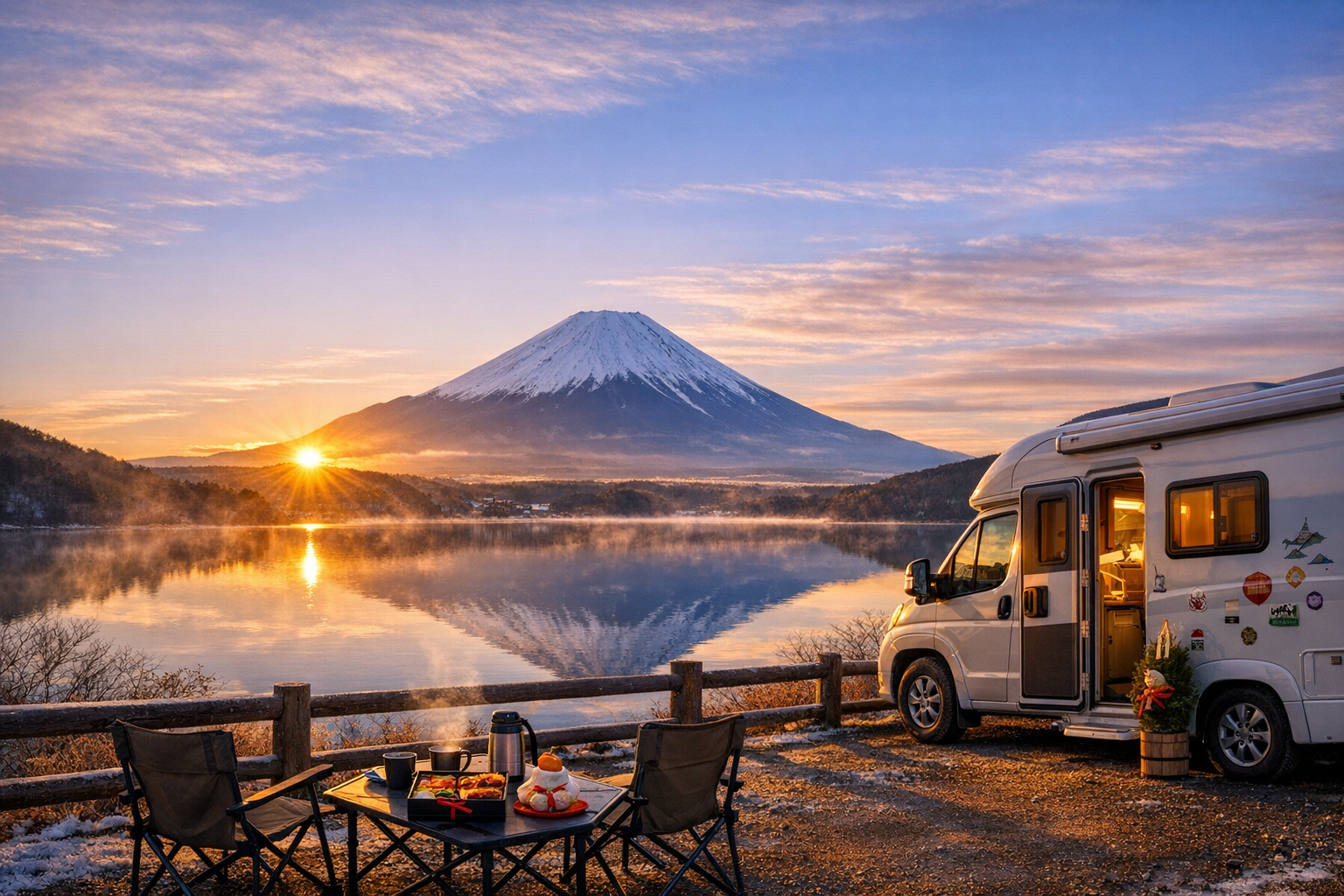 年末年始キャンピングカーで帰省・旅行のすすめ