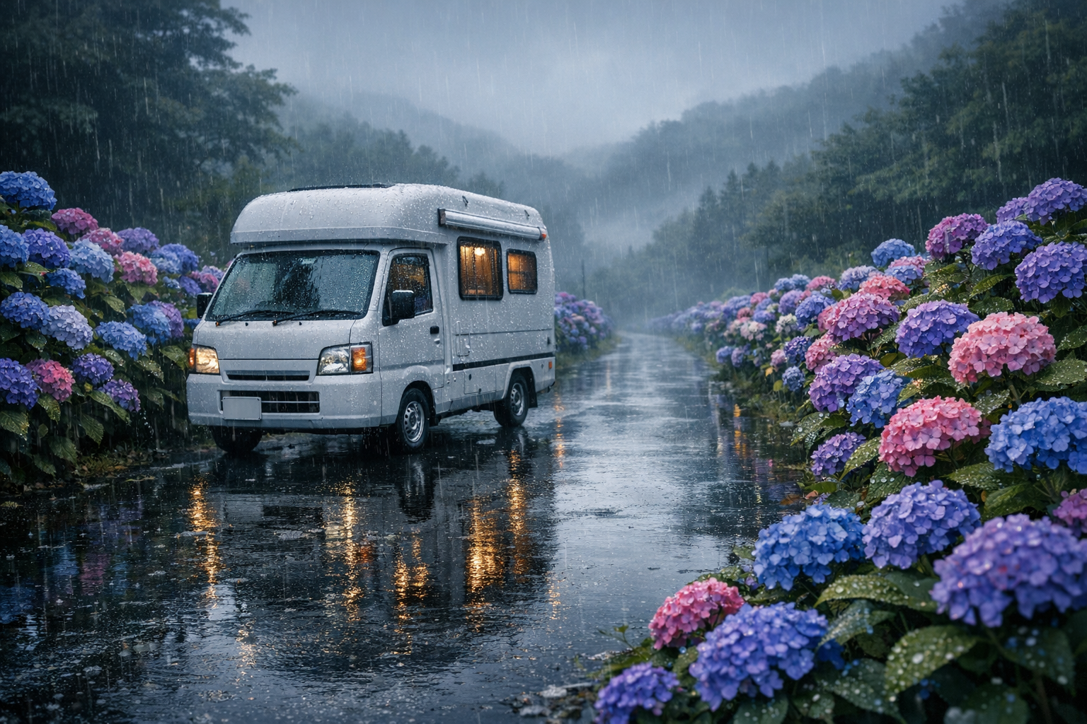 梅雨でも楽しめるキャンピングカー旅行先5選
